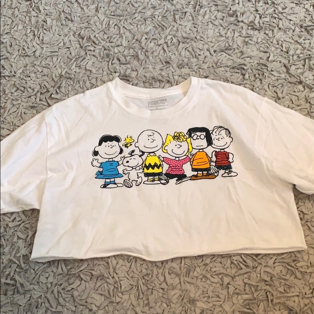 Peanuts crop top